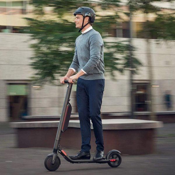 Segway Ninebot ES4 Electric Kick Scooter with External Battery, Lightweight and Foldable, Upgraded Motor Power, Dark Grey - Image 4