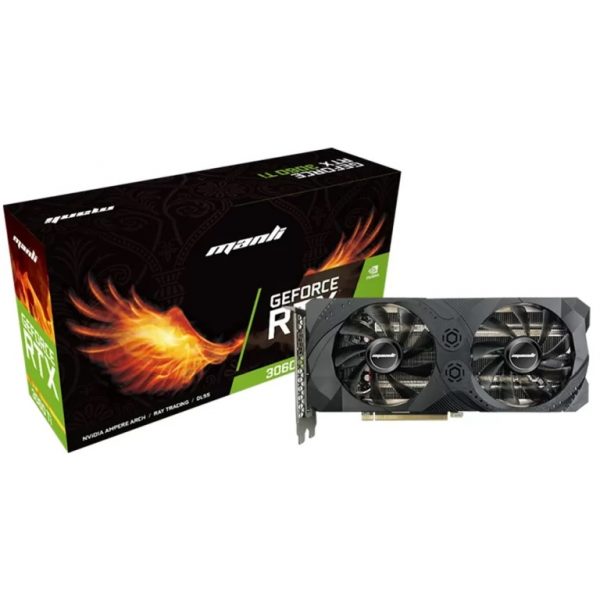 Manli GeForce RTX 3060Ti (M2500+N630) 8GB GDDR6 Memory Graphics Card